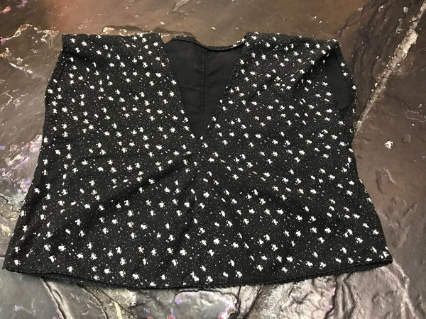 1980's re-worked V-neck top